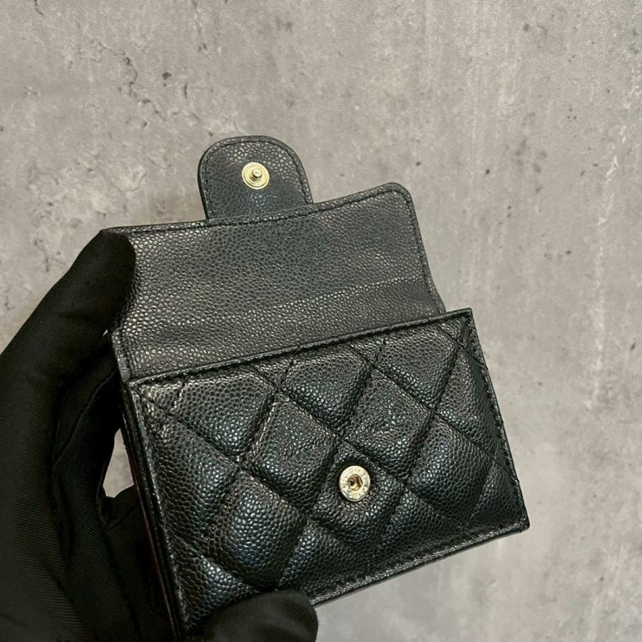 Chanel Mini 三摺短夾 晶片款-9