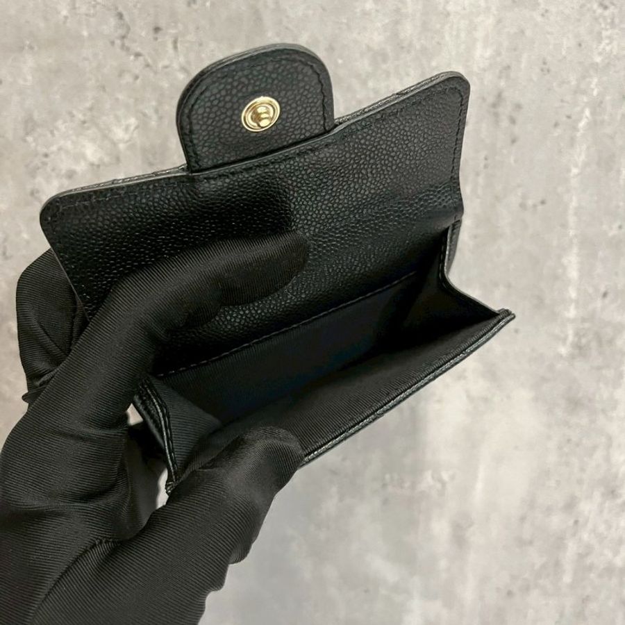 Chanel Mini 三摺短夾 晶片款-10