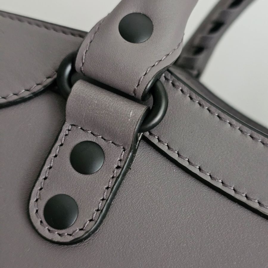 Balenciaga Neo classic 深灰兩用機車包 98新閒置-11