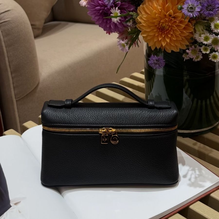 loropiana extra pocket 19 黑金-3