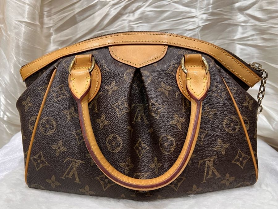 Louis Vuitton 路易威登|LV Tivoli PM 經典老花水餃包 手提包-7