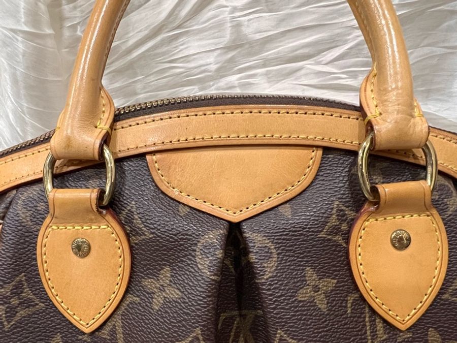 Louis Vuitton 路易威登|LV Tivoli PM 經典老花水餃包 手提包-25