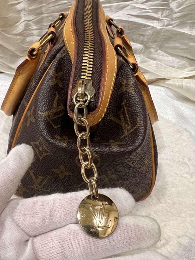 Louis Vuitton 路易威登|LV Tivoli PM 經典老花水餃包 手提包-37