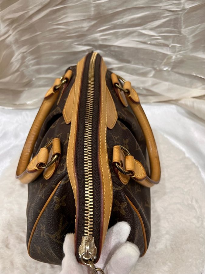 Louis Vuitton 路易威登|LV Tivoli PM 經典老花水餃包 手提包-38