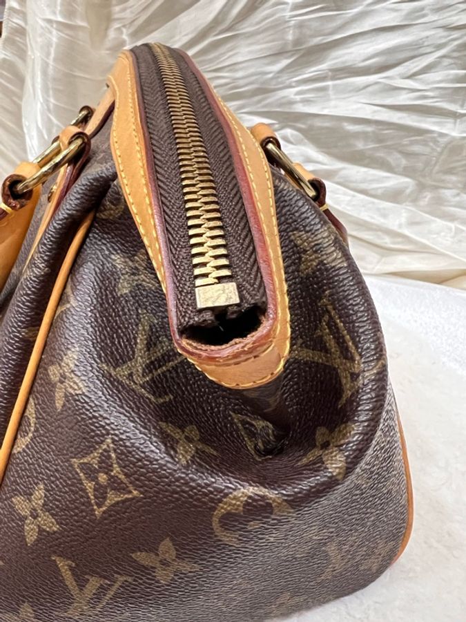 Louis Vuitton 路易威登|LV Tivoli PM 經典老花水餃包 手提包-39