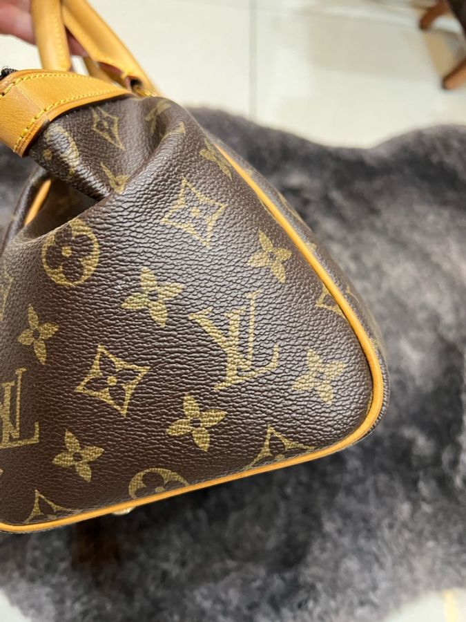 Louis Vuitton 路易威登|LV Tivoli PM 經典老花水餃包 手提包-19