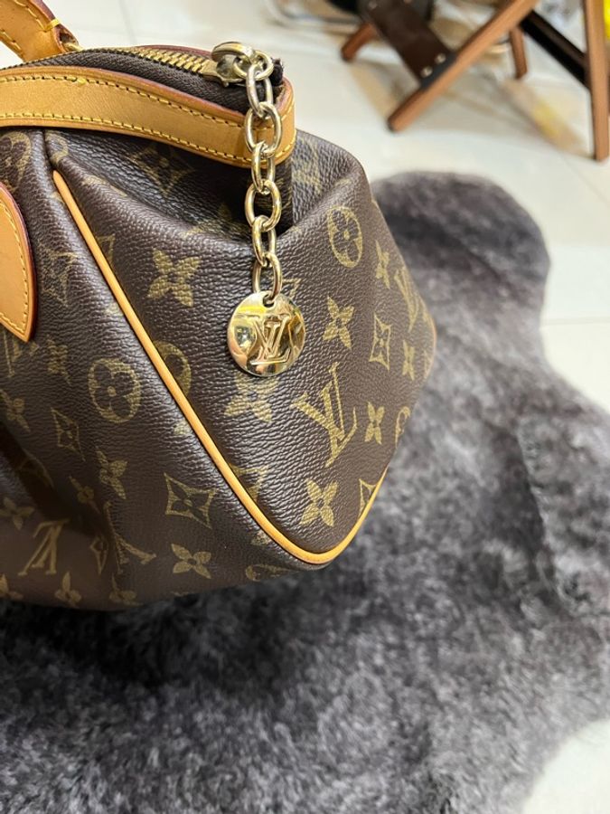 Louis Vuitton 路易威登|LV Tivoli PM 經典老花水餃包 手提包-20