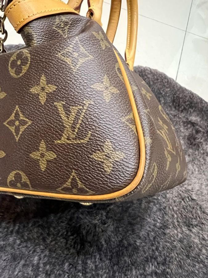 Louis Vuitton 路易威登|LV Tivoli PM 經典老花水餃包 手提包-21