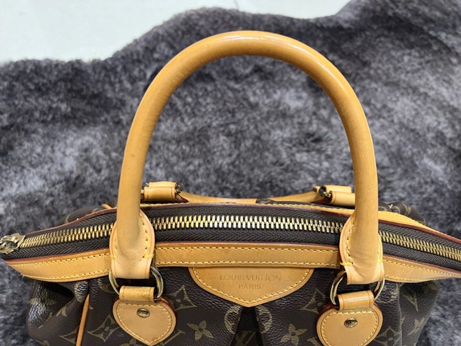 Louis Vuitton 路易威登|LV Tivoli PM 經典老花水餃包 手提包-35
