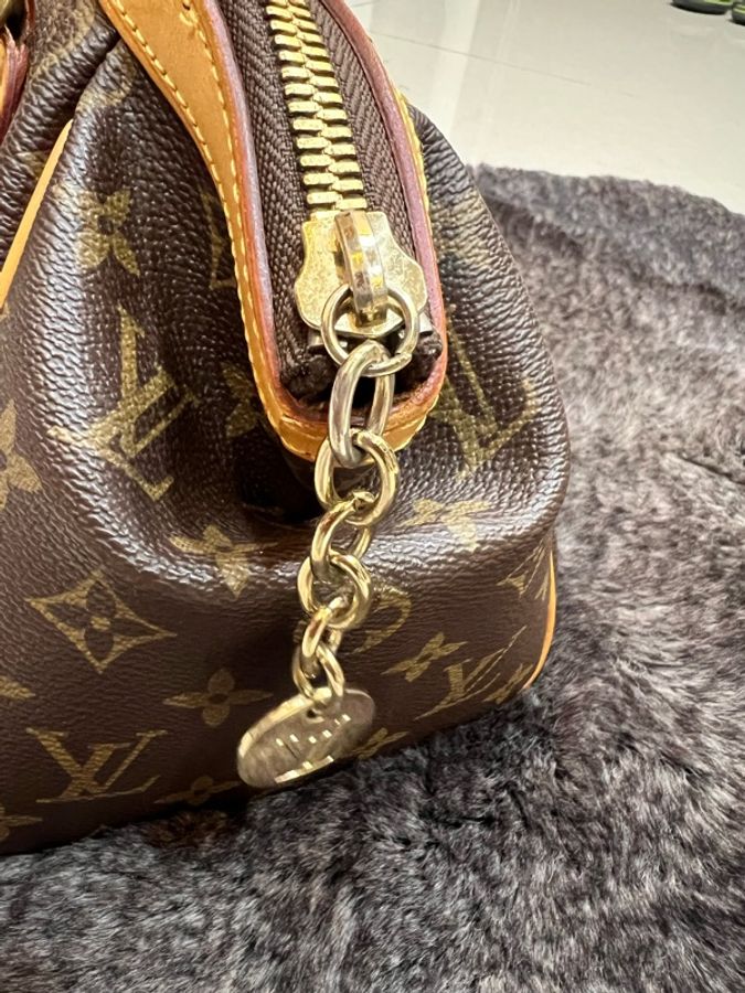 Louis Vuitton 路易威登|LV Tivoli PM 經典老花水餃包 手提包-40