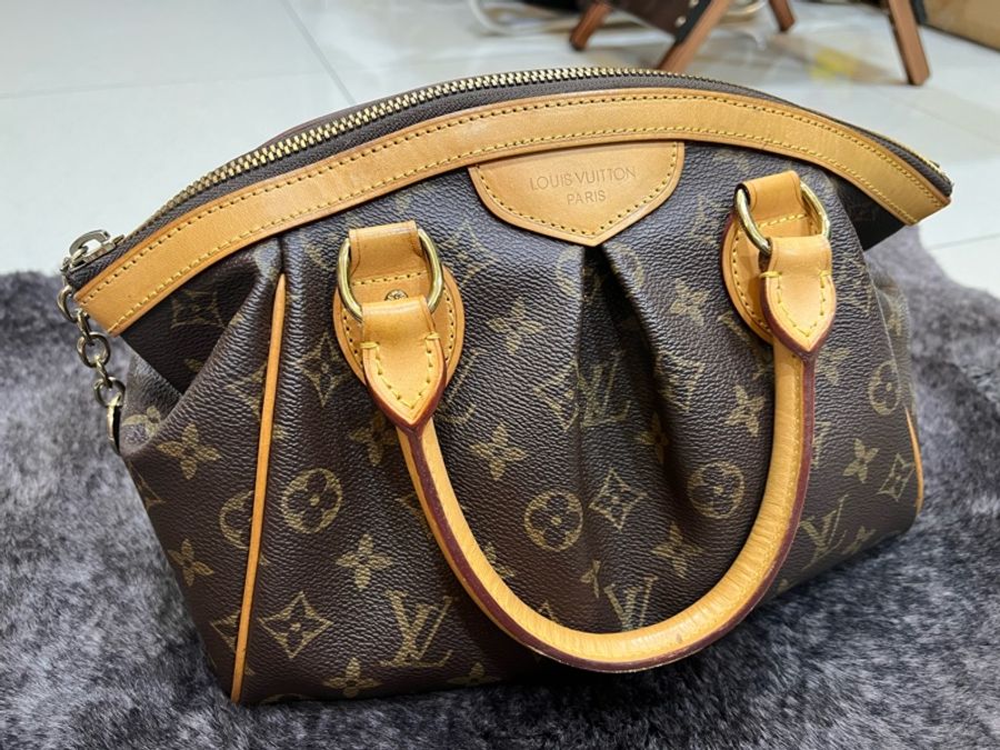 Louis Vuitton 路易威登|LV Tivoli PM 經典老花水餃包 手提包-0