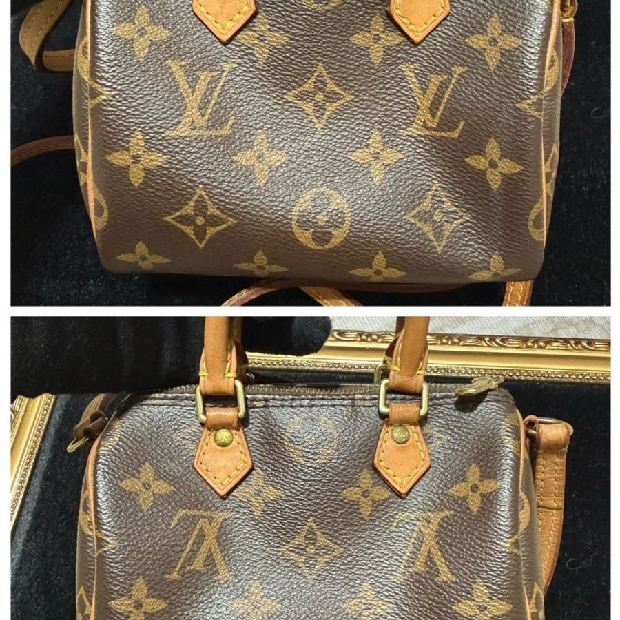 Louis Vuitton Monogram Speedy nano M61252 / 舊款 / 背帶不可拆-1