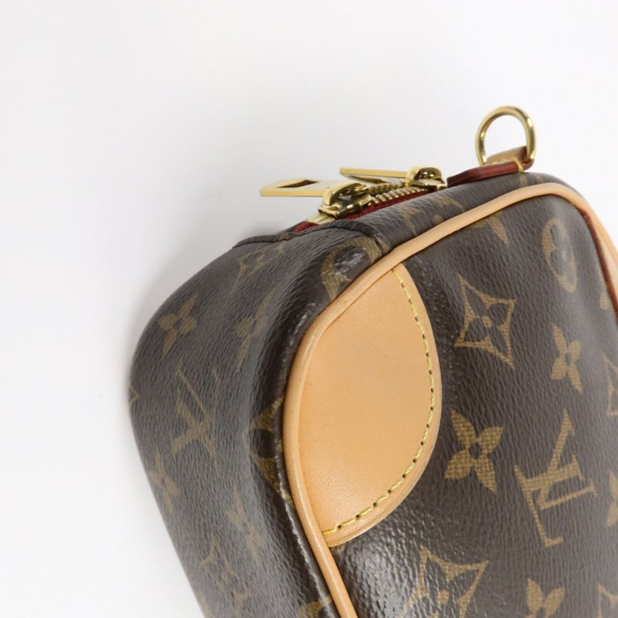 LOUIS VUITTON Monogram Deauville Mini肩背袋-12