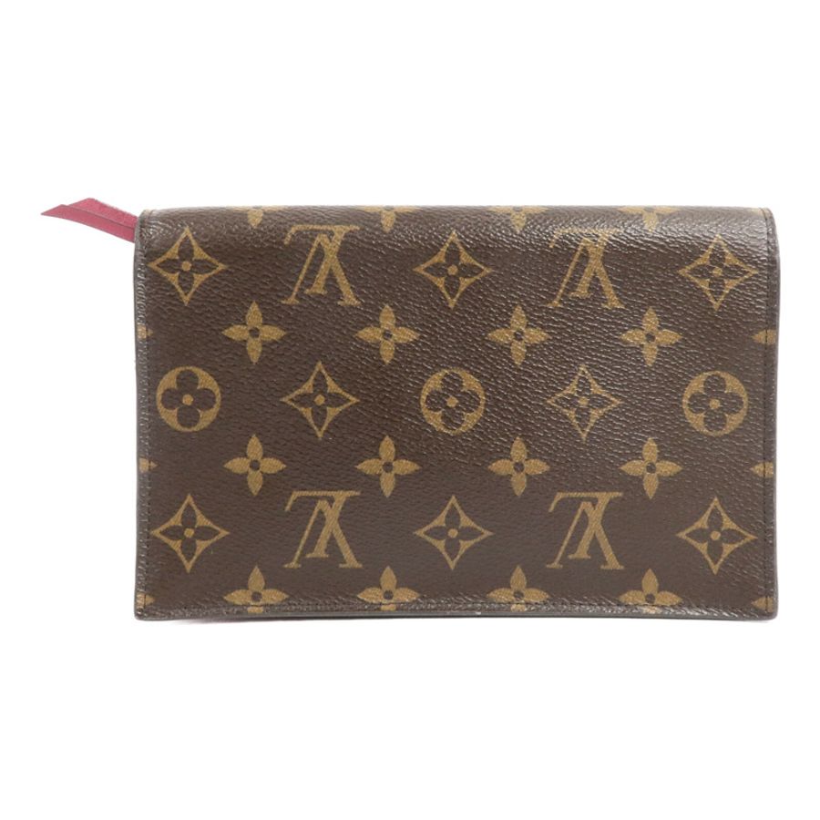 LOUIS VUITTON Monogram Portefeuille Flore鏈帶肩背袋-1