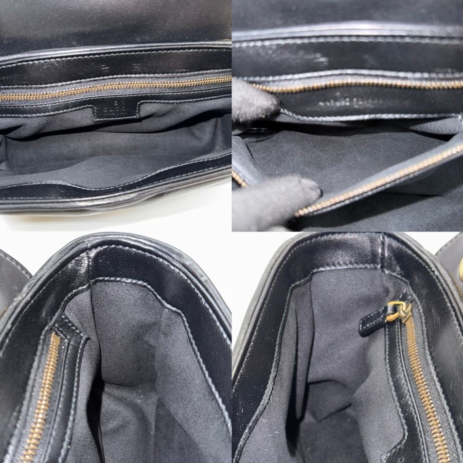 GUCCI 古馳 黑色MARMONT肩背斜背包 443497-6