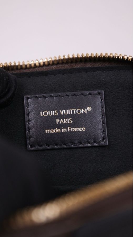 LV 棕色老花满印贝壳包单肩包-6