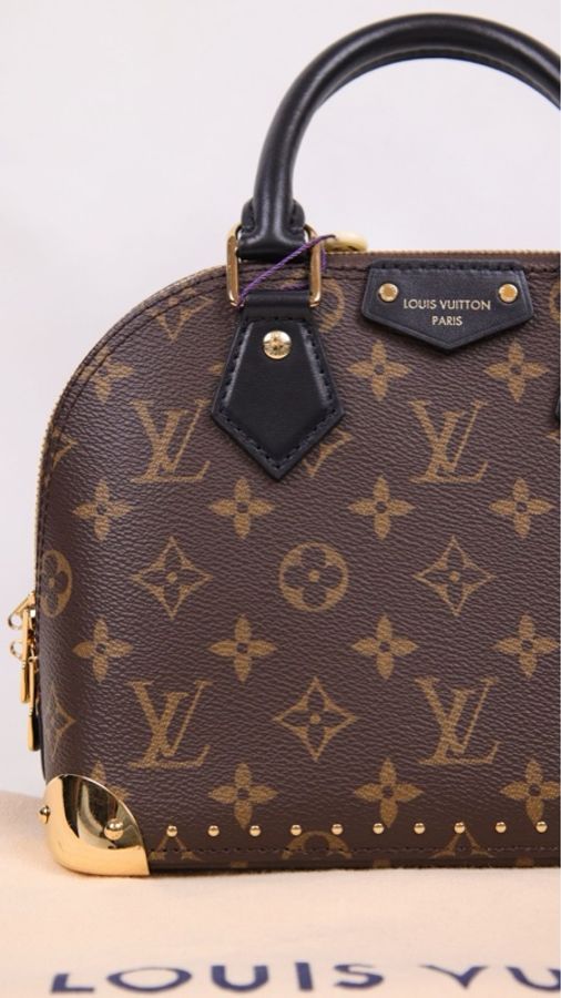 LV 棕色老花满印贝壳包单肩包-32