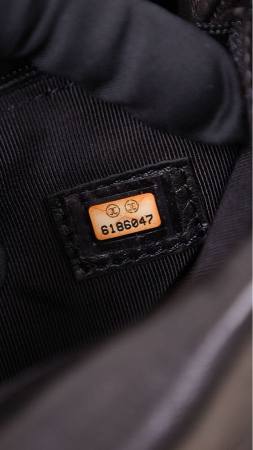 Chanel 6开黑金泰迪毛毛cf单肩包-20