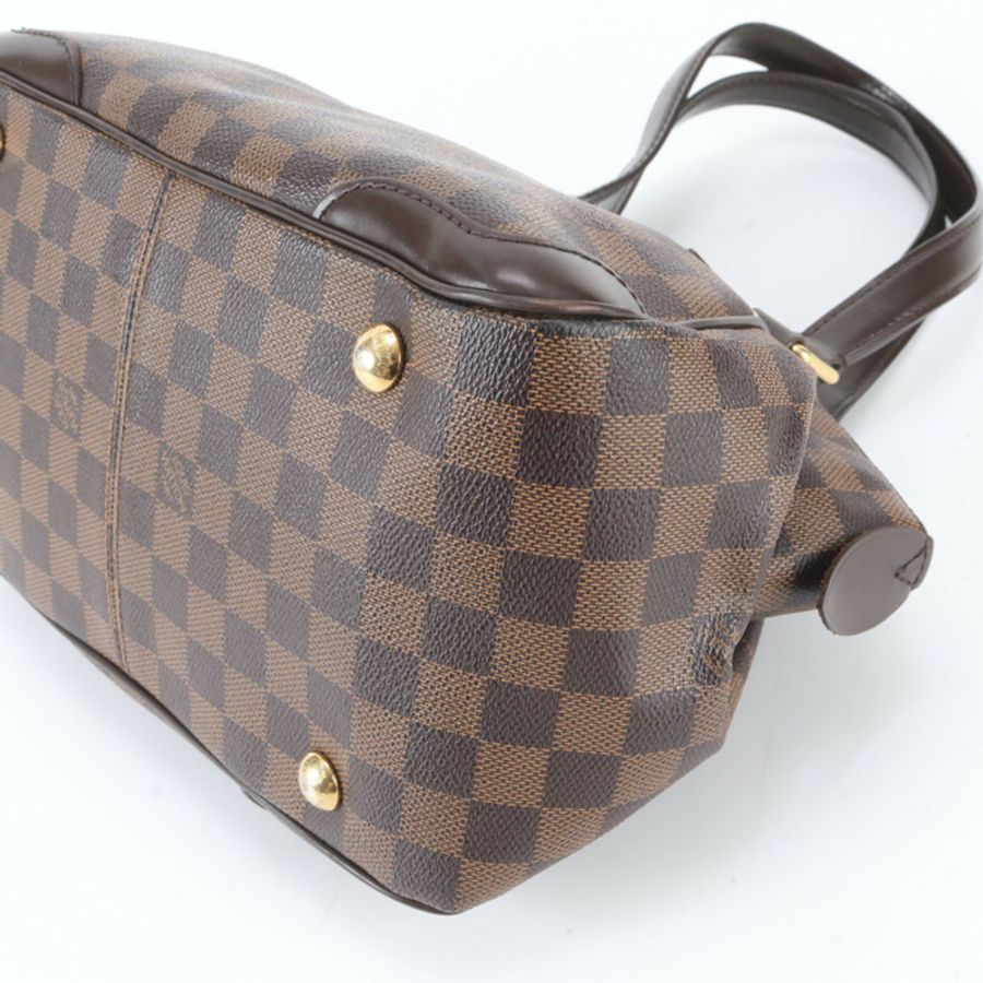 路易威登 Damier Verona PM N41117 棕色女士真皮手提包-3