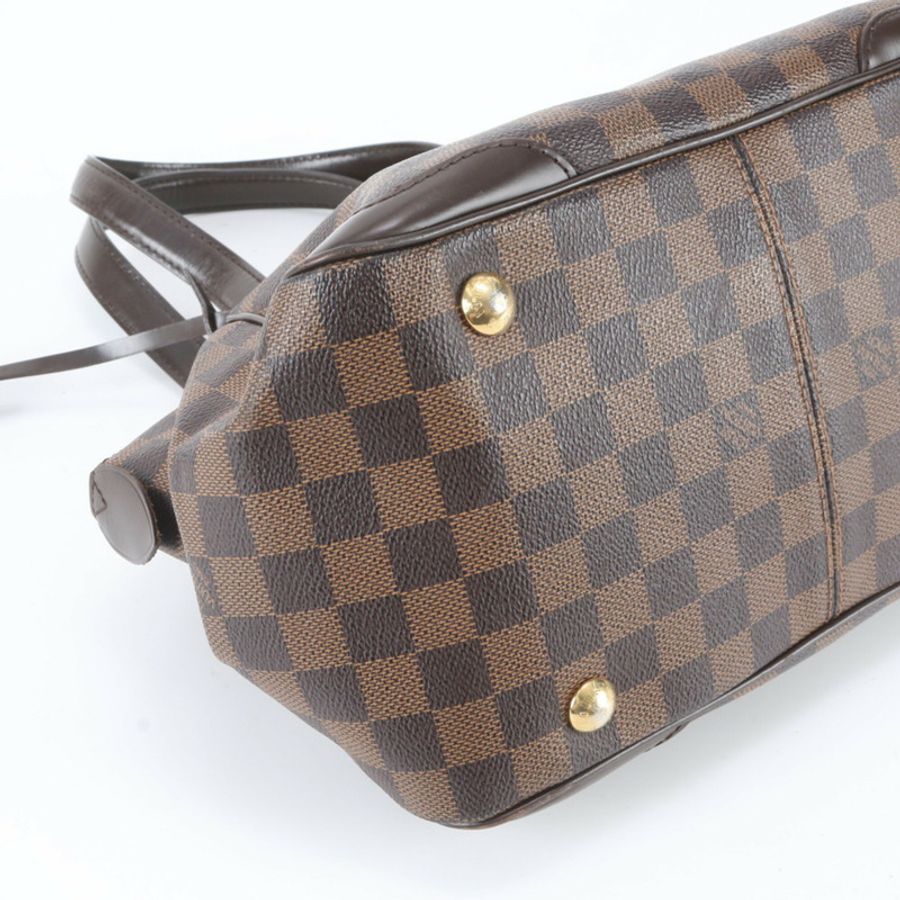 路易威登 Damier Verona PM N41117 棕色女士真皮手提包-4