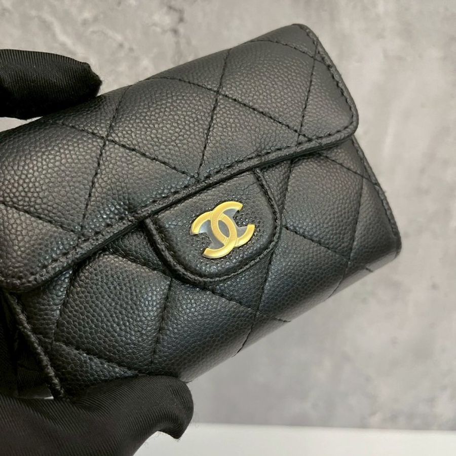 Chanel 雙層零錢 卡包 晶片款-6
