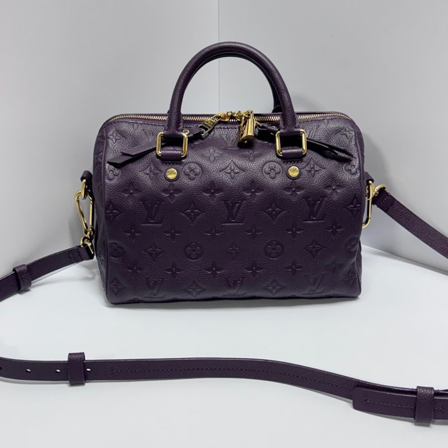 (極新🎁全配) LV Speedy 25 全牛皮 專櫃12萬!-7