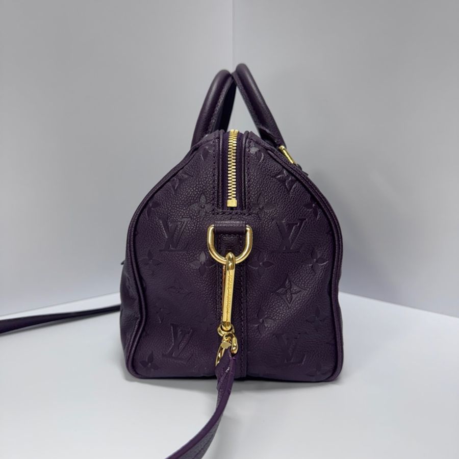 (極新🎁全配) LV Speedy 25 全牛皮 專櫃12萬!-8