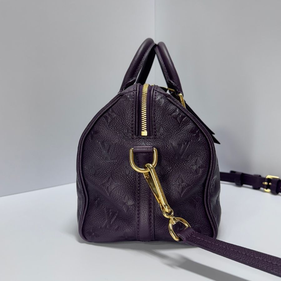 (極新🎁全配) LV Speedy 25 全牛皮 專櫃12萬!-9