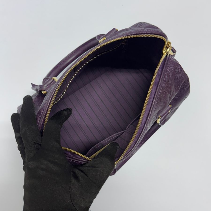 (極新🎁全配) LV Speedy 25 全牛皮 專櫃12萬!-18
