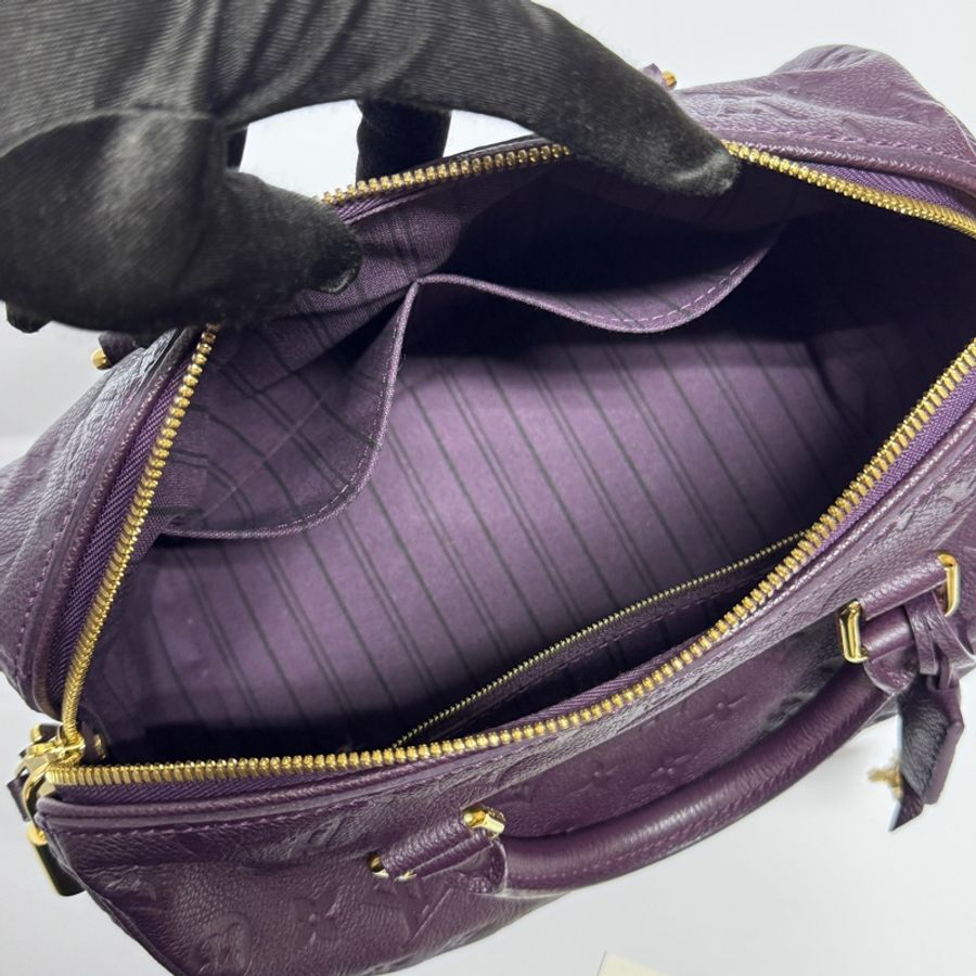 (極新🎁全配) LV Speedy 25 全牛皮 專櫃12萬!-20