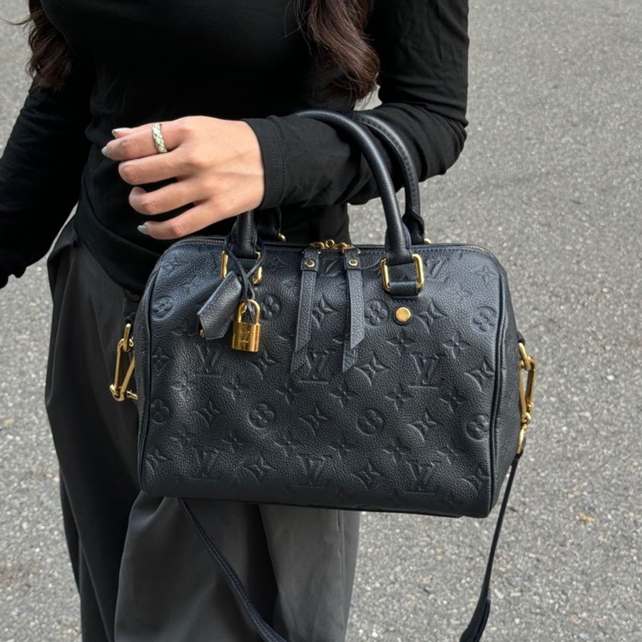 (極新🎁全配) LV Speedy 25 全牛皮 專櫃12萬!-26