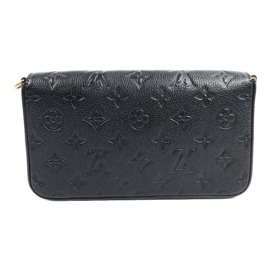 LOUIS VUITTON Monogram Empreinte Felicie Pochette鏈帶肩背袋-1