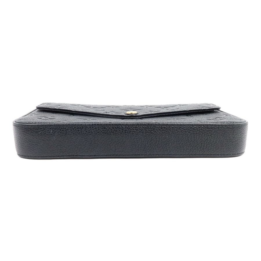 LOUIS VUITTON Monogram Empreinte Felicie Pochette鏈帶肩背袋-3