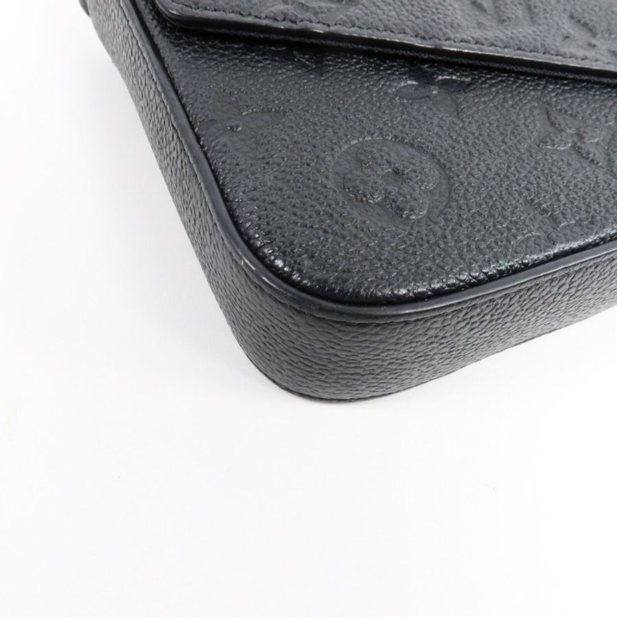 LOUIS VUITTON Monogram Empreinte Felicie Pochette鏈帶肩背袋-10