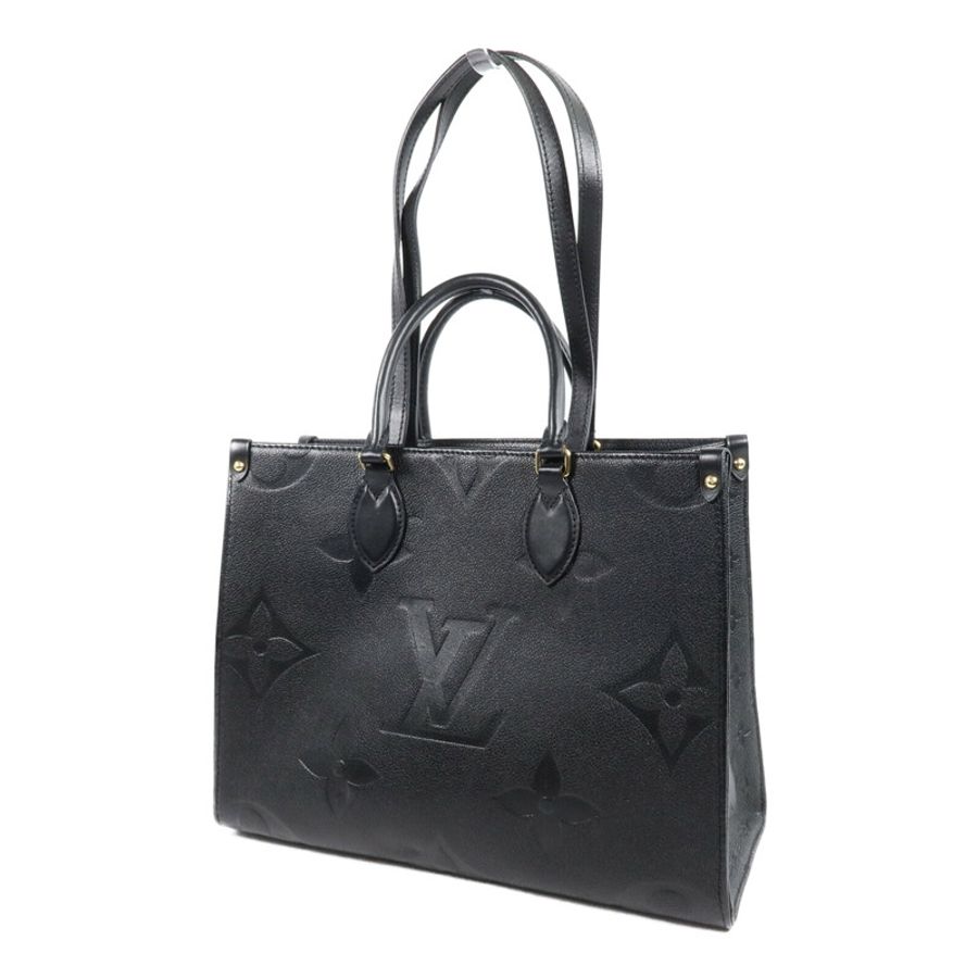 LOUIS VUITTON Monogram Empreinte On The Go MM金扣手挽肩背兩用袋-2