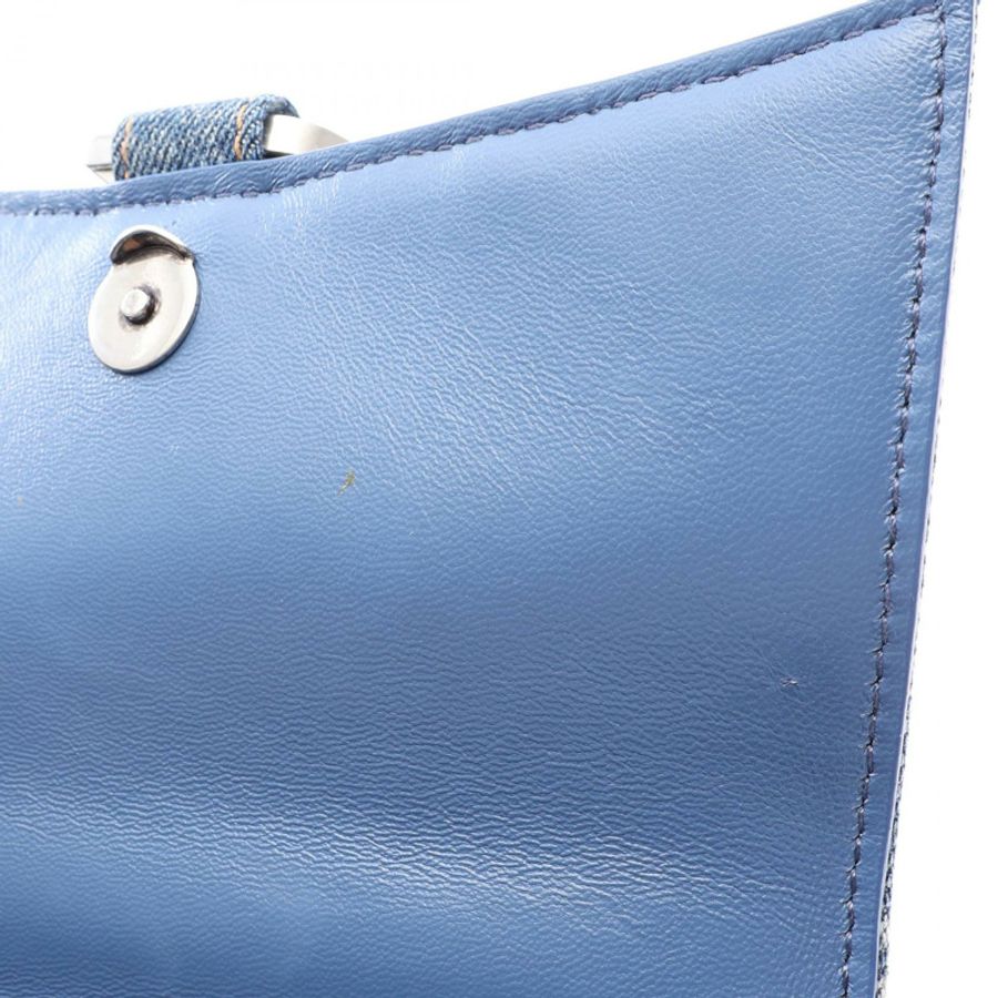 BALENCIAGA HOURGLASS XS BB Monogram 肩斜背包 牛仔藍 二手-7