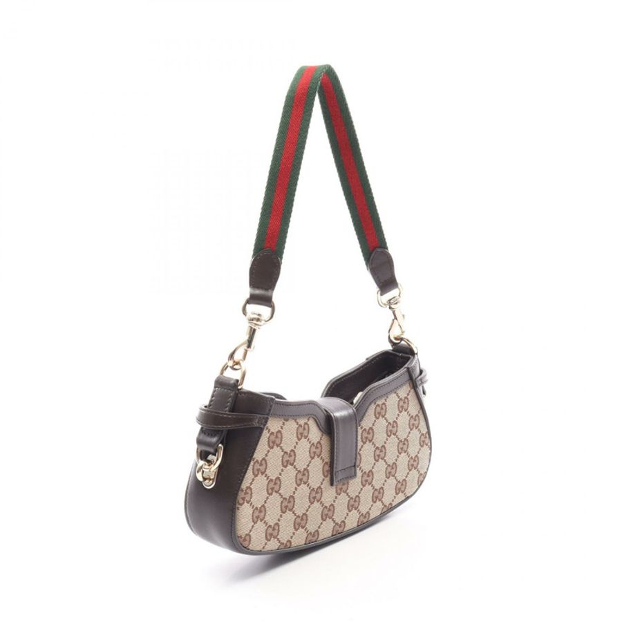 GUCCI Moonside Sherry Line GG帆布單肩手提包 786015 帆布皮革 二手-1
