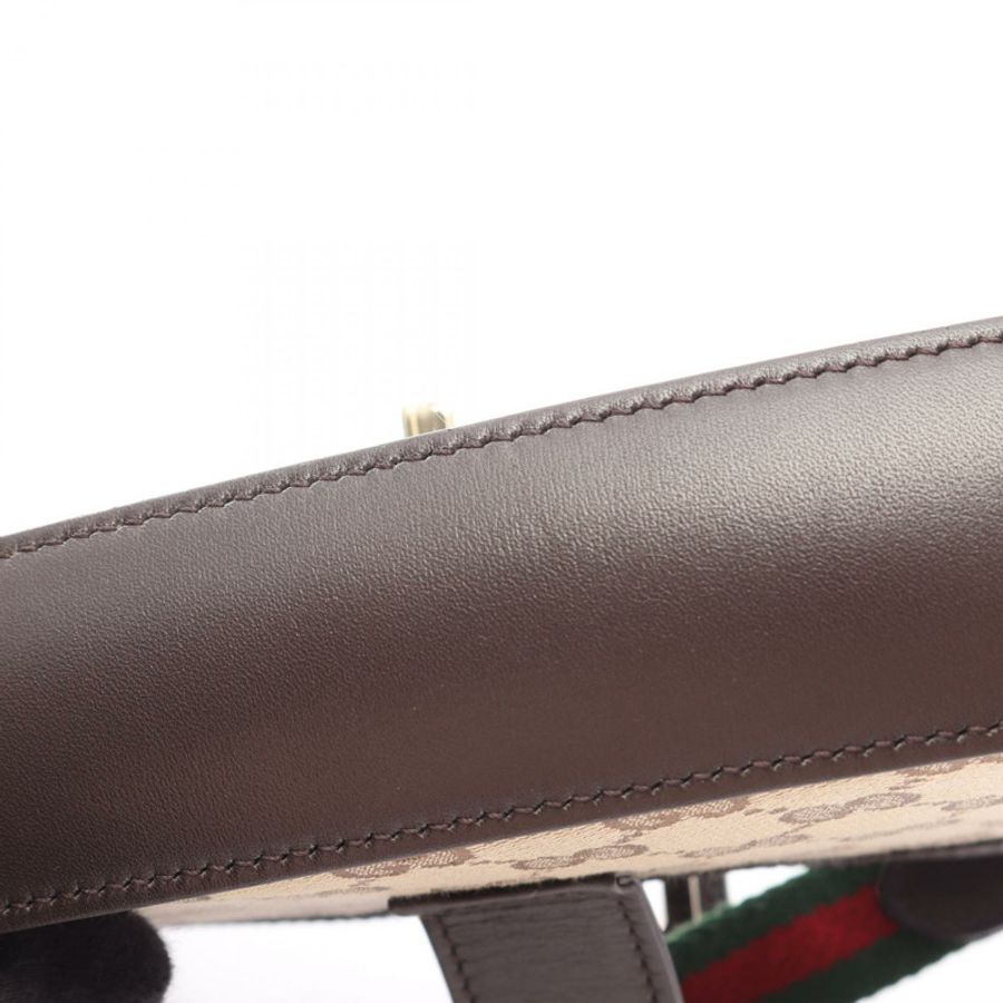 GUCCI Moonside Sherry Line GG帆布單肩手提包 786015 帆布皮革 二手-4