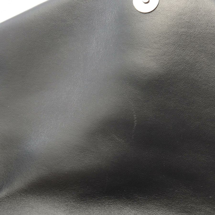 SAINT LAURENT PARIS Loulou 大鏈條單肩包,黑色皮革,二手女款-4