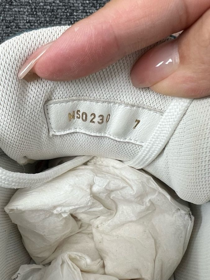 LV 蓝色牛仔帆布老花trainer板鞋41码-3