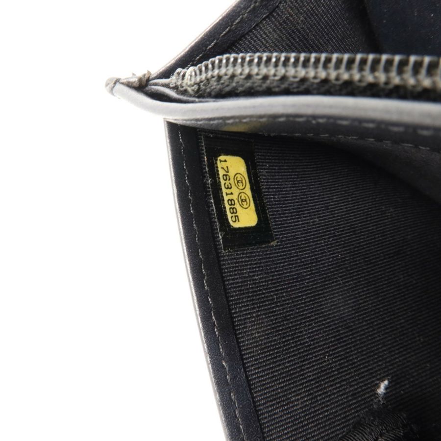 CHANEL 羊皮皮革Long Bifold Wallet長錢包-7