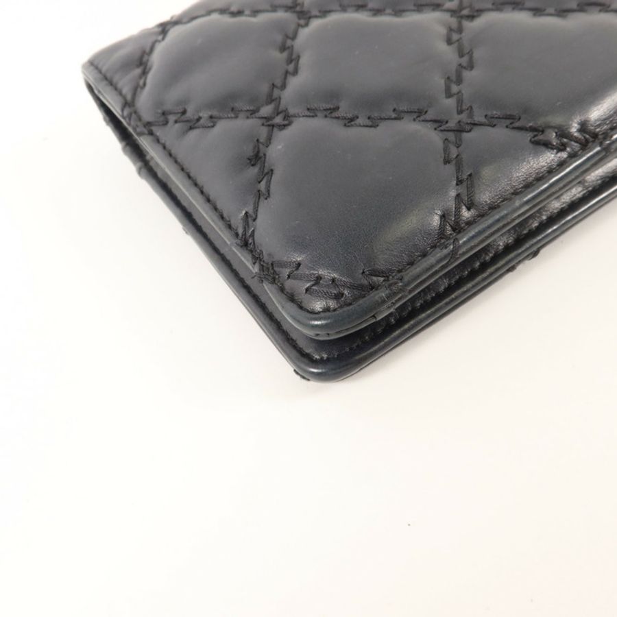 CHANEL 羊皮皮革Long Bifold Wallet長錢包-14