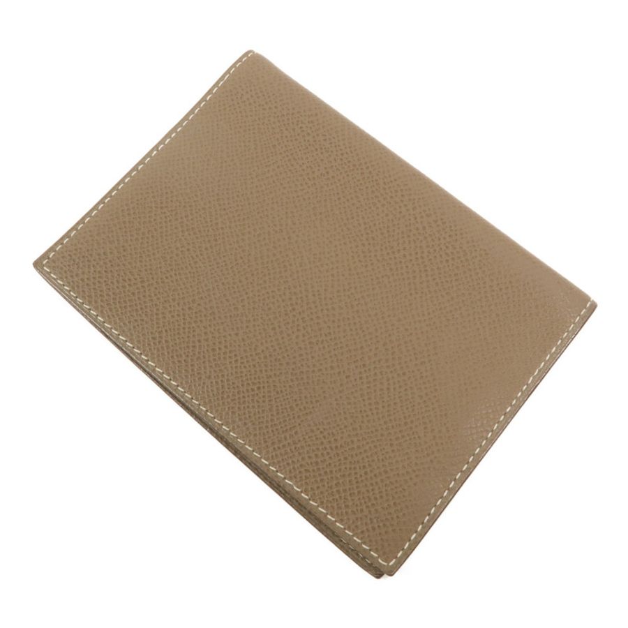 HERMES Epsom皮革Globe-Trotter Agenda Cover筆記本套Etoupe-4