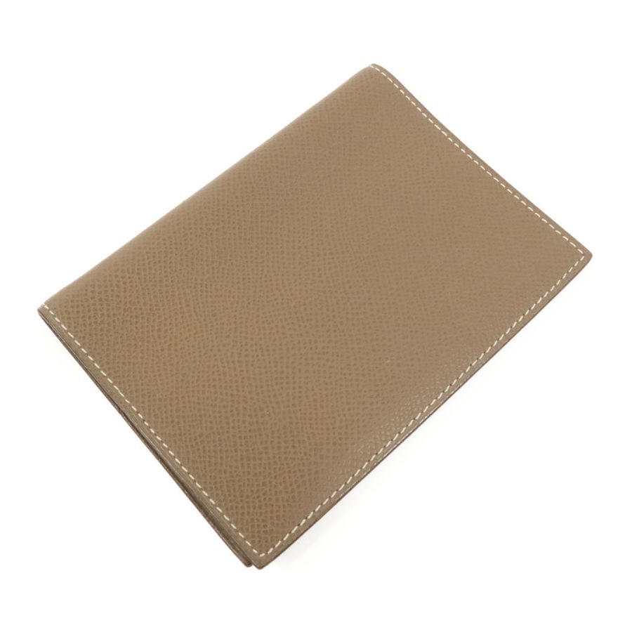 HERMES Epsom皮革Globe-Trotter Agenda Cover筆記本套Etoupe-5