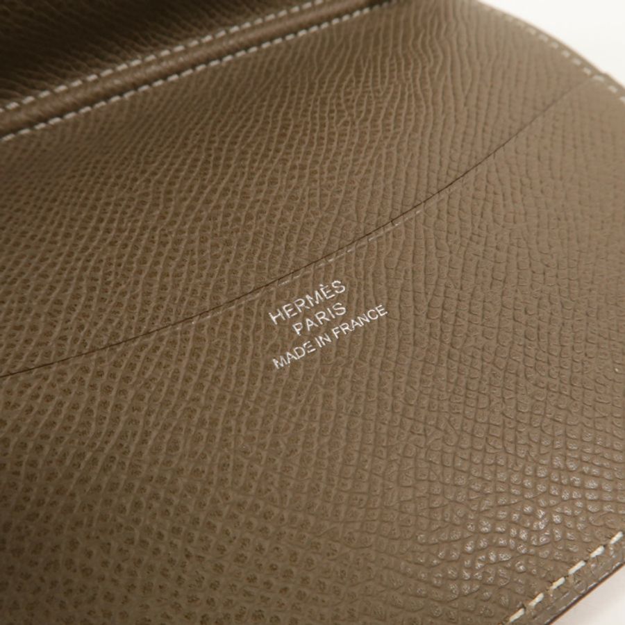 HERMES Epsom皮革Globe-Trotter Agenda Cover筆記本套Etoupe-6
