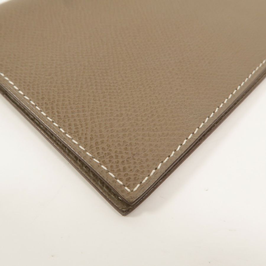 HERMES Epsom皮革Globe-Trotter Agenda Cover筆記本套Etoupe-9