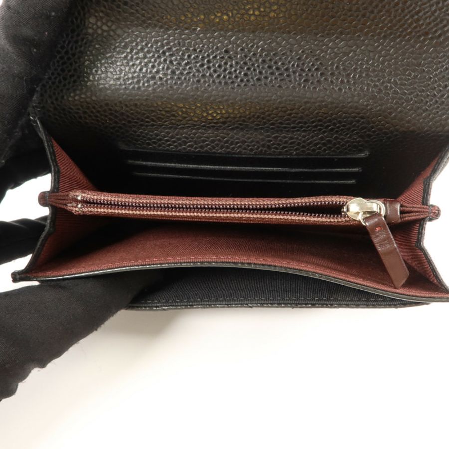 CHANEL 牛皮皮革Classic Flap Wallet錢包-4