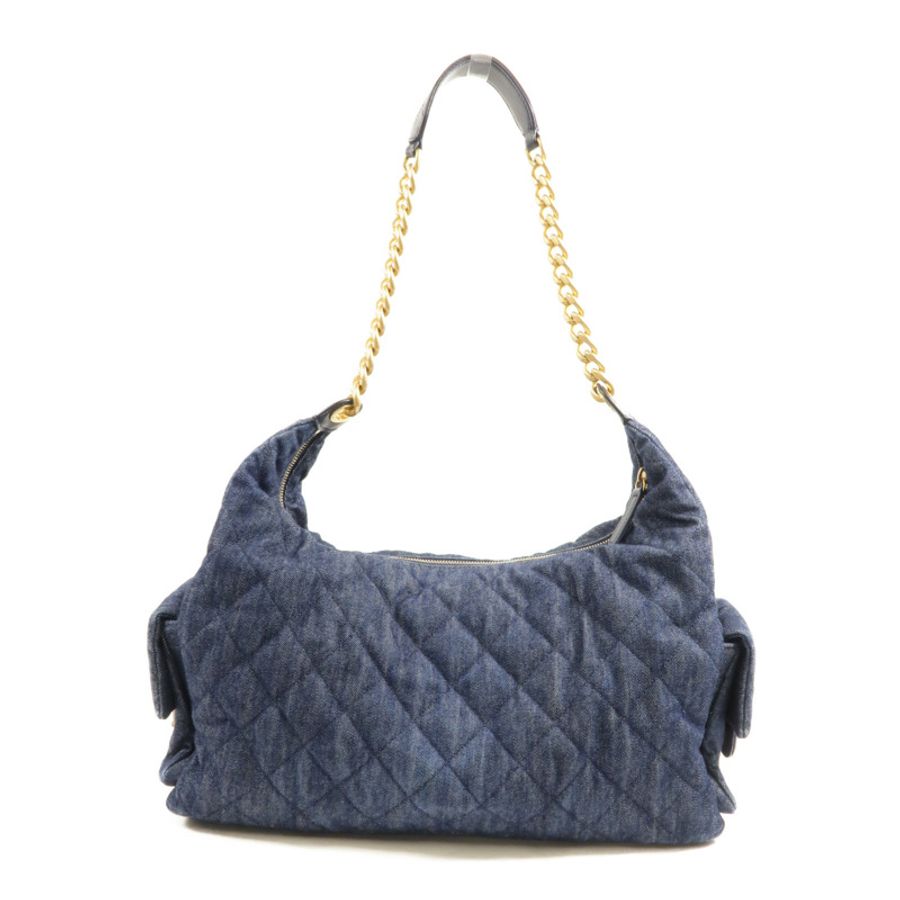 CHANEL Denim Hobo 25C肩背袋-1