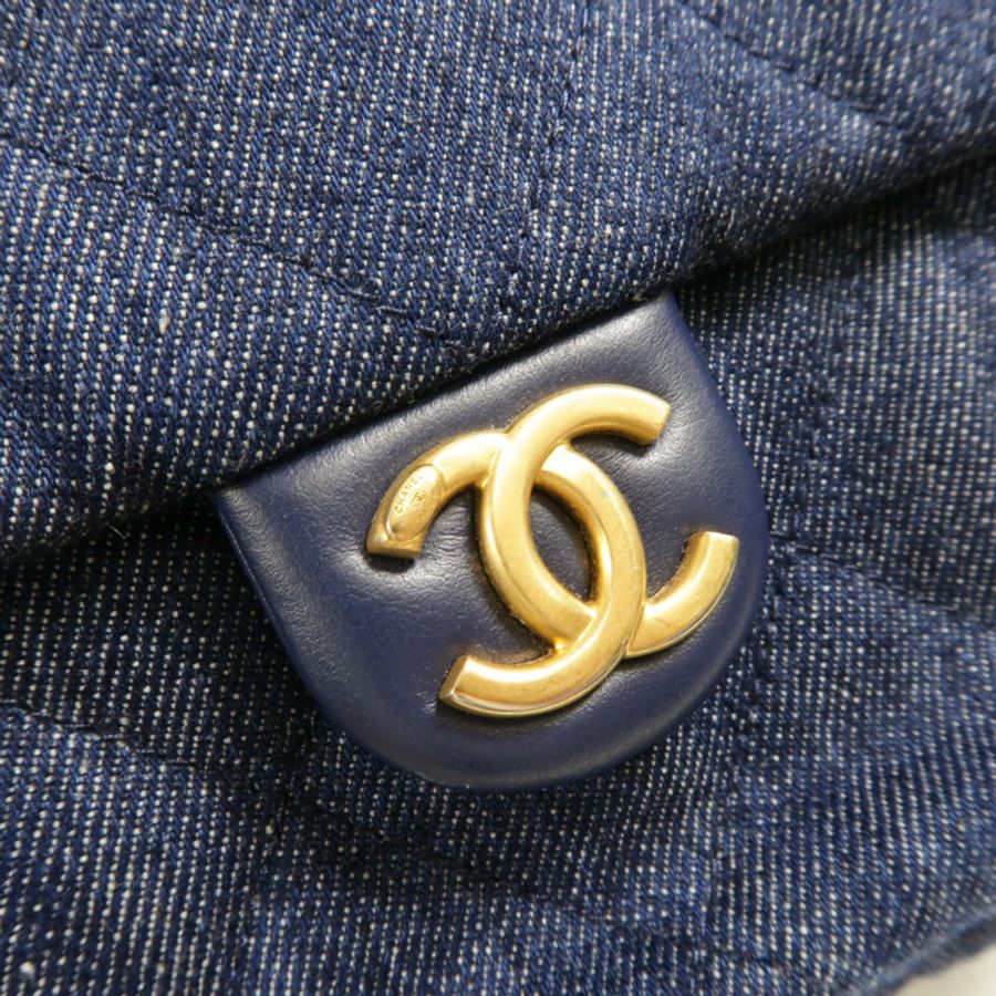 CHANEL Denim Hobo 25C肩背袋-6