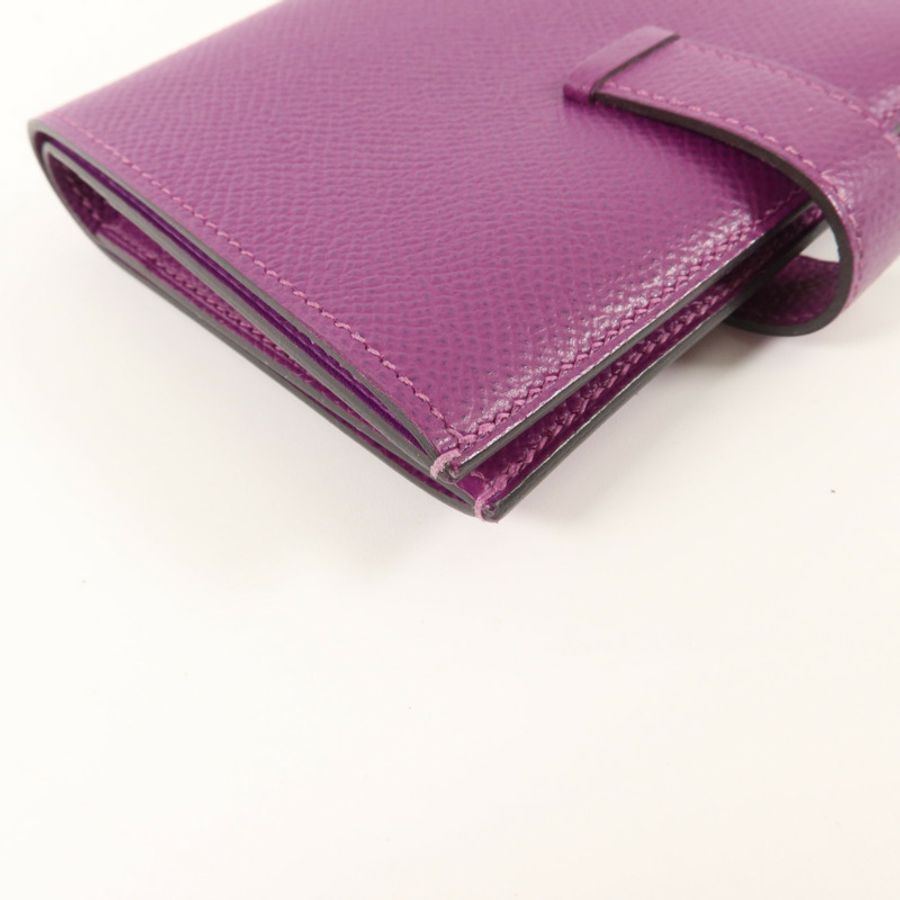 HERMES Epsom皮革Bearn Wallet錢包Anemone-13